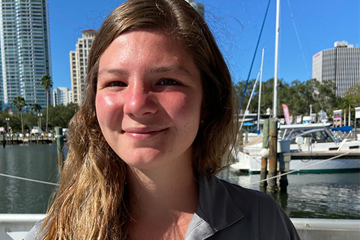 Pier Dolphin Cruises McKenzie Mungai First Mate St. Petersburg, FL